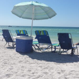 Umbrella, 4 Chairs Package